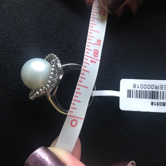 NWT Sterling silver pearl flower statement… - Picture 5 of 7